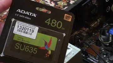 Новый ssd на 480 гб тип памяти qlc A-Data SU635
