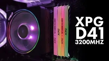 XPG Spectrix D41 3200MHZ Unboxing - A melhores e mais bonitas memorias RGB