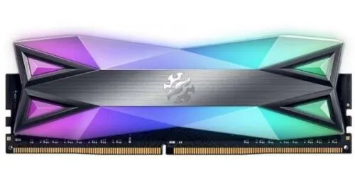 Модуль памяти ADATA 16Gb DDR4 UDIMM, XPG SPECTRIX D60, 3600MHz CL18-22-22, 1.35V, RGB + Серый Радиатор-0