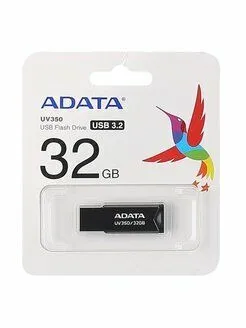 Флэш-накопитель ADATA AUV350-32G-RBK USB3.2 32GB ADATA-2