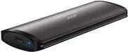 ADATA SE760 - SSD - 2 TB - extern (tragbar) - USB 3.2 Gen 2 (USB-C Steckverbinder) - Schwarz (ASE760-2TU32G2-CBK)