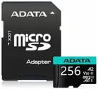 Карта памяти 256Gb MicroSD ADATA + SD адаптер (AUSDX256GUI3V30SA2-RA1)