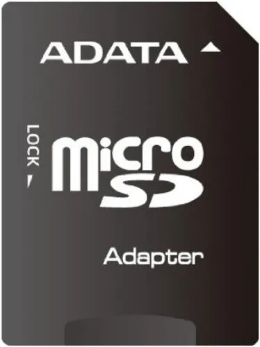 Адаптер Adata microSD/SD Black