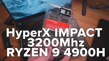 HyperX IMPACT 3200Mhz и AMD RYZEN 9 4900H ноутбук станет быстрее???? HX432S20IB2K2/16 + ASUS TUF A15