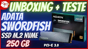 Unboxing ADATA SWORDFISH 250GB SSD M.2 NVME