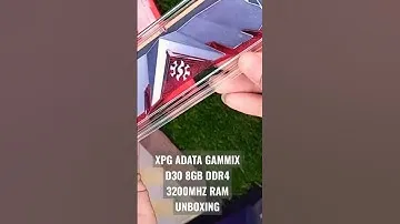 XPG ADATA GAMMIX D30 DDR4 8GB RAM 3200MHZ UNBOXING