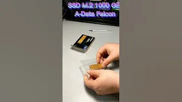 Распаковка 1000 ГБ SSD M.2 накопитель A-Data Falcon