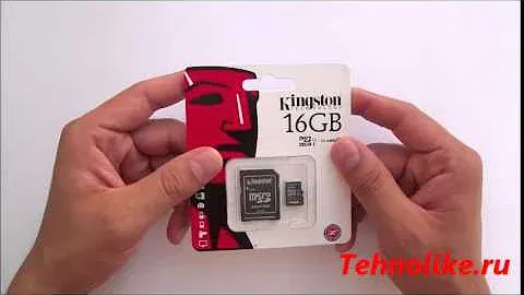 Карта памяти kingston microsdhc 16gb class 10 + SD-adapter