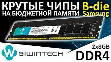 Крутые чипы на бюджетной памяти - оперативная память BIWINTECH 8GB DDR4 2666 (B14AU8G52619R#A)