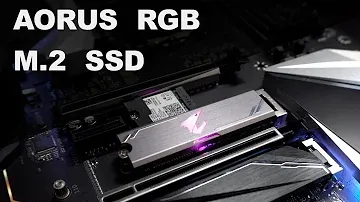 SSD с RGB Подсветкой - Обзор AORUS RGB M.2 NVMe SSD