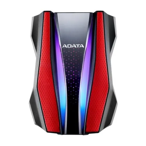 ADATA "2.5" 2TB HD770G [AHD770G-2TU32G1-CRD] USB 3.2 Gen 1, RGB, Military-grade shock-resistance," Protect Water and Dust IP68, Gaming Stockpile, Red, RTL {20} (772240)