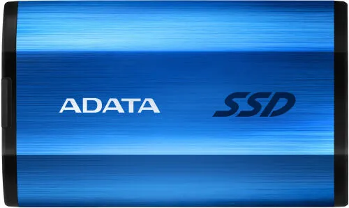 A-DATA ADATA External SSD SE800, 1024GB, Type-C, USB 3.2 Gen2, R/W 1000/1000 MB/s, IP68, 73x44x13mm, Blue (3 года)-0
