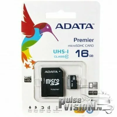 ADATA micro SDHC 16 Гб Class 10-0