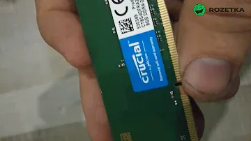 Распаковка Оперативной память Crucial DDR4-2666 8192MB PC4-21300 из Rozetka