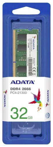 Оперативная память ADATA DDR4 32GB 2666Mhz AD4S266632G19-SGN