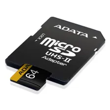Карта памяти ADATA Premier ONE microSDXC UHS-II Class 3 Class 10 64GB, AUSDX64GUII3CL10-CA1
