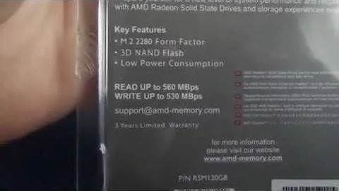 ОНЛАЙН ТРЕЙД.РУ — SSD диск AMD Radeon M.2 2280 120Gb R5 Series SATA-III NAND 3D TLC (R5M120G8)
