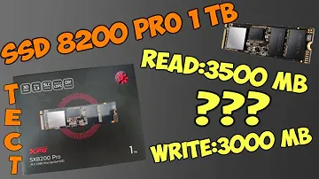 A-Data XPG SX8200 Pro 1 Tb  - РАСПАКОВКА, УСТАНОВКА, ТЕСТ