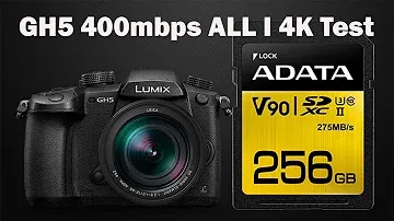 Panasonic GH5 All i 400Mbps recording test on ADATA Premier ONE SDXC UHS II U3 Class10 V90 SD card