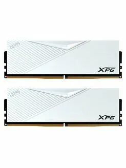 Модуль памяти ADATA 32GB (2 x16GB) DDR5 UDIMM, XPG Lancer, 5200 MHz CL38-38-38, 1.25V, Белый Радиатор