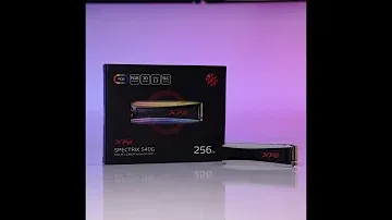Adata XPG S40G 256GB Spectrix Nvme SSD Benchmark & Temperature test