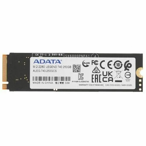 250 ГБ Внутренний SSD диск ADATA LEGEND 740 (ALEG-740-250GCS) (ALEG-740-250GCS)-0