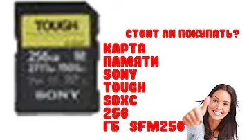 Карта памяти Sony Tough SDXC 256 ГБ [SFM256T.SYM] - Обзор