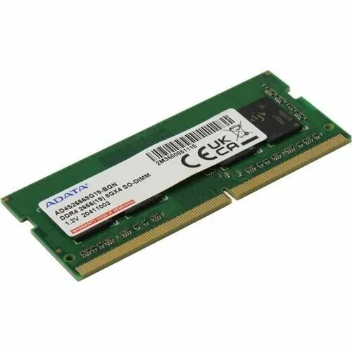 Оперативная память ADATA Модуль памяти A-Data DDR4 SO-DIMM 8 ГБ AD4S26668G19-BGN 1x8 ГБ (AD4S26668G19-BGN)-0