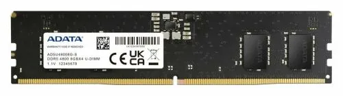 Оперативная память ADATA DDR5 8GB 4800Mhz AD5U48008G-S