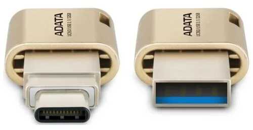 USB Флеш-накопитель ADATA AUC350-64G-CGD 64 ГБ, золотой-1