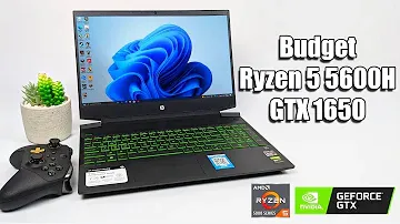 RYZEN 5600H и GTX 1650! Отличный бюджетный игровой ноутбук! Zen 3 и 144Гц