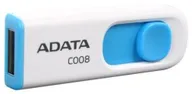 Флешка ADATA C008 32 ГБ, 1 шт., белый/голубой