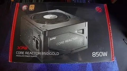 XPG Core Reactor 850Watts, Fully Modular Powers Supply Unboxing