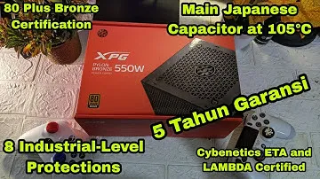Beli PSU jangan main main! Mending mahal dikit tapi dapat Kualitas Top Class - XPG Pylon 550 Bronze