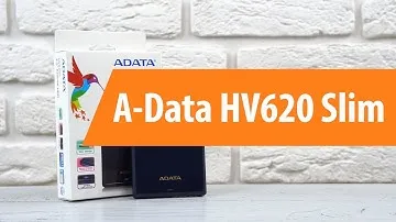 Распаковка внешнего HDD A-Data HV620 Slim / Unboxing A-Data HV620 Slim