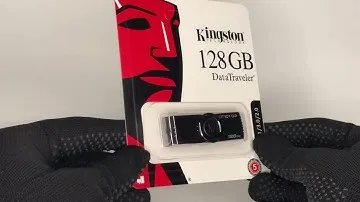 Флешка USB Kingston DataTraveler 128 ГБ чёрный