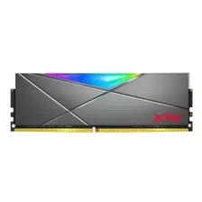 Оперативная память ADATA DDR4 16GB 3200 DIMM XPG SPECTRIX D50 RGB Grey Gaming Memory Non-ECC, CL16, 1.35V, Heat Shield, RTL (AX4U320016G16A-ST50)