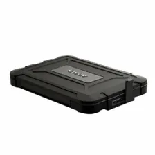 Корпус для HDD/SSD 2.5" ADATA External Enclosure ED600 AED600-U31-CBK USB 3.1, For SSD, HDD 7mm&9.5mm, IP54, Black, Retail