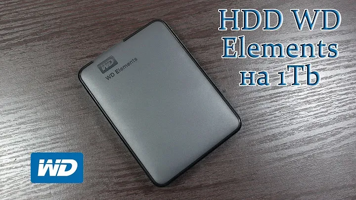 Внешний жесткий диск WD Elements на 1TB. Подробный обзор