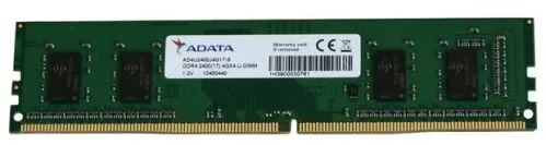 Оперативная память ADATA 4 ГБ DDR4 2400 МГц DIMM CL17 AD4U2400J4G17-S