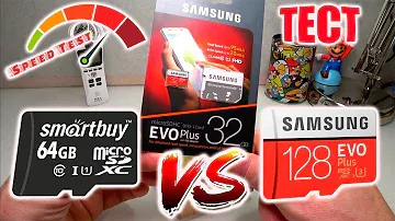 ТЕСТ КАРТ ПАМЯТИ Samsung 128gb / 32gb / Smartbuy 64gb