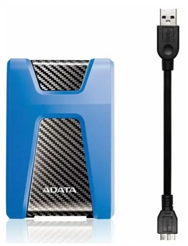 1 ТБ Внешний HDD ADATA DashDrive Durable HD650, USB 3.2 Gen 1, синий-3