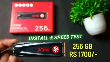 I Install XPG Gammix S5 NVMe M.2 256 GB SSD On My PC | How To Install M.2 SSD on Desktop | M.2 SSD