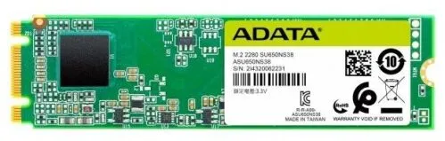 Накопитель ADATA SSD M.2 Ultimate SU650 240GB SATA-III 3D TLC (ASU650NS38-240GT-B)