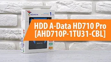 Распаковка внешнего HDD A-Data HD710 Pro / Unboxing HDD A-Data HD710 Pro