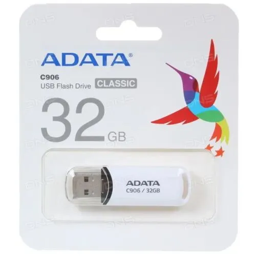 Память USB Flash 32 ГБ ADATA C906 [AC906-32G-RWH]