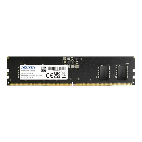 Оперативная память ADATA DDR5 8GB 4800 DIMM 1x8 ГБ (AD5U48008G-S)