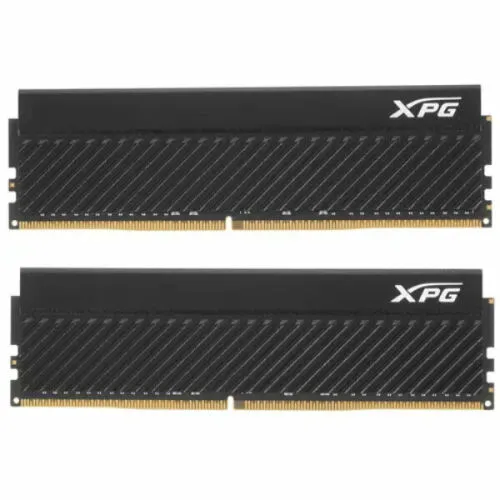 Модуль памяти ADATA 64GB (2x32GB) DDR4 UDIMM, XPG GAMMIX D45, 3200MHz CL16-20-20, 1.35V, черный радиатор
