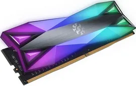 8GB ADATA DDR4 4133 DIMM XPG SPECTRIX D60G RGB Grey Gaming Memory AX4U41338G19J-ST60 Non-ECC, CL19, 1.4V, Heat Shield, XMP 2.0, RTL (933737)