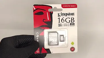 Карта памяти Kingston 16 ГБ с адаптером